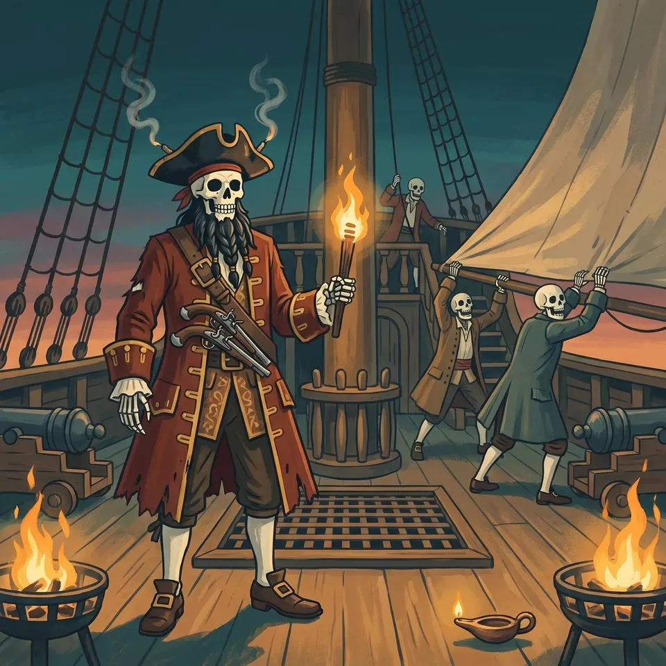 Blackbeard at Charleston, Charleston, South Carolina, May 1718