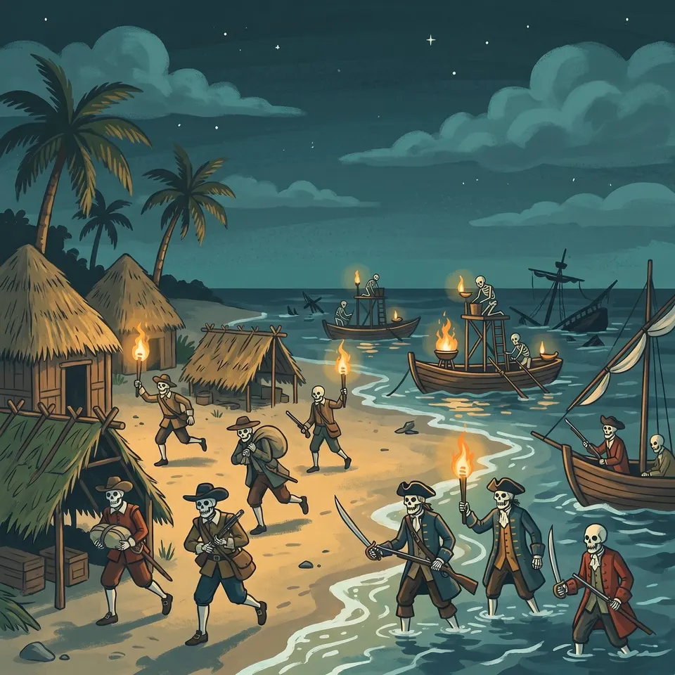 The King's Pardon, Nassau, the Bahamas, July 1718