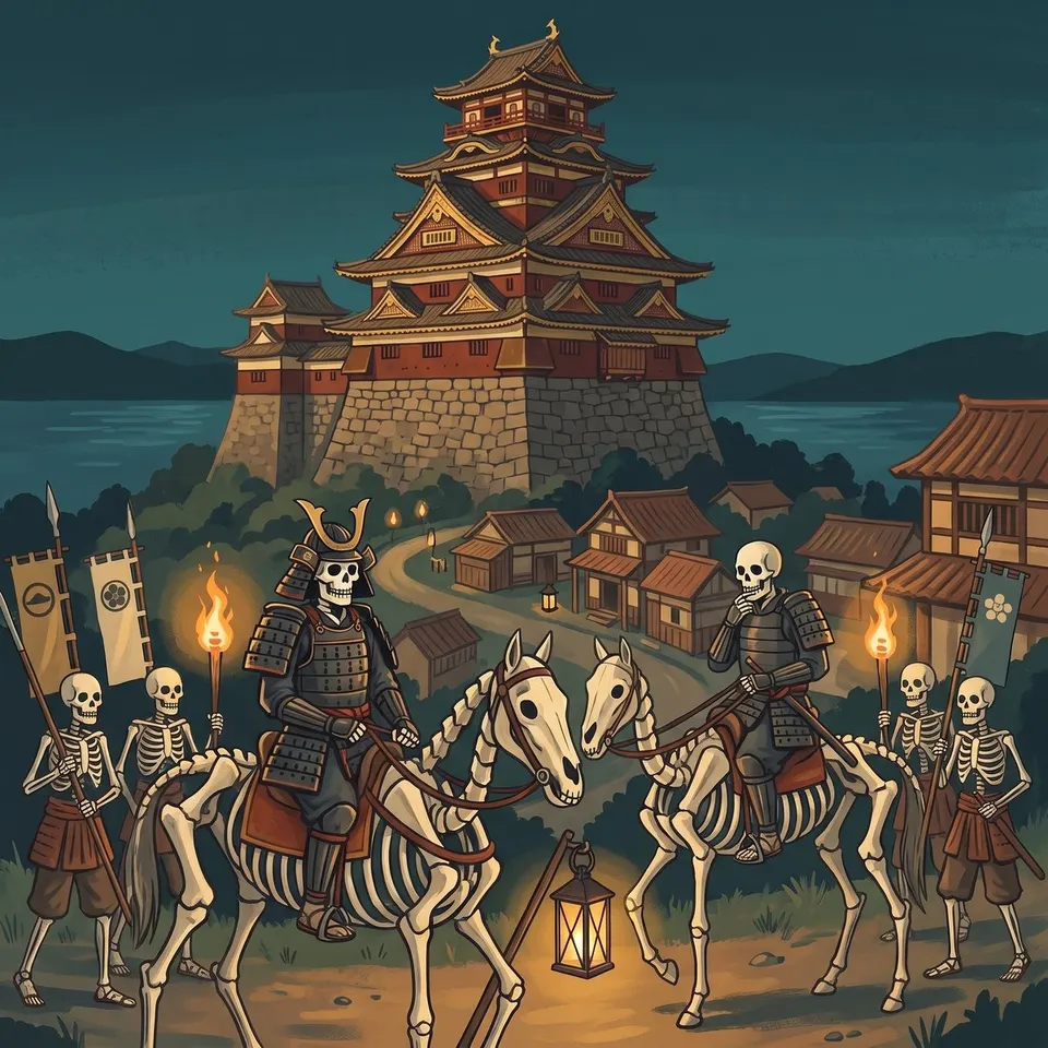 Honno-ji, Kyoto, Japan, June 1582