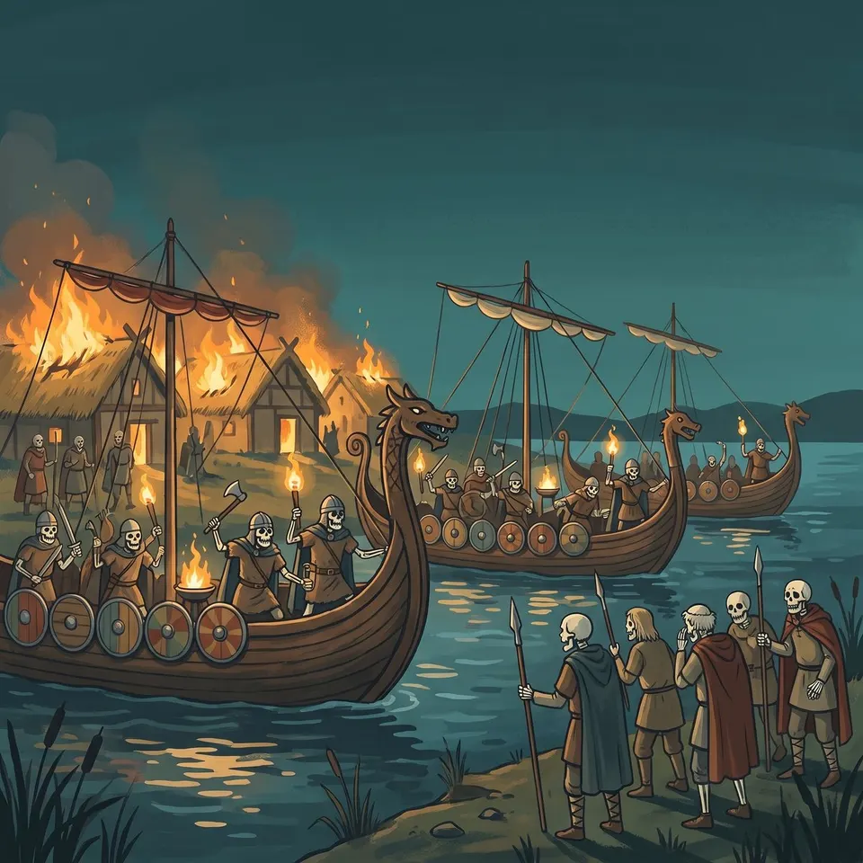 The Great Heathen Army, England, 865 to 867