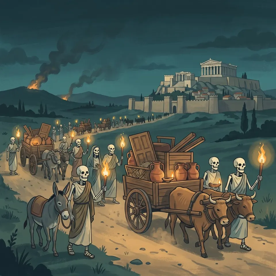 The Plague of Athens, Athens, 431 to 430 BCE