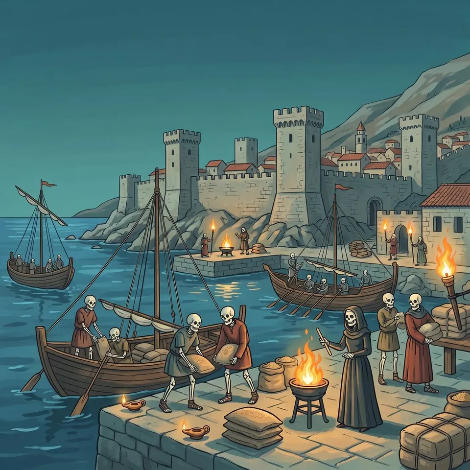 Thirty Days, Ragusa (Dubrovnik), 1348 to 1377