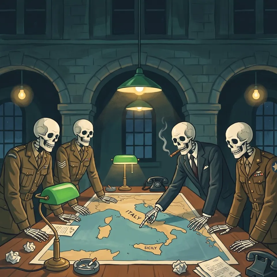 Operation Mincemeat, London, 1943