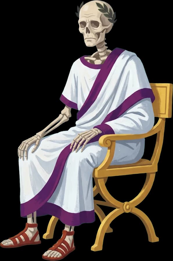 Julius Caesar as drawn in Augur